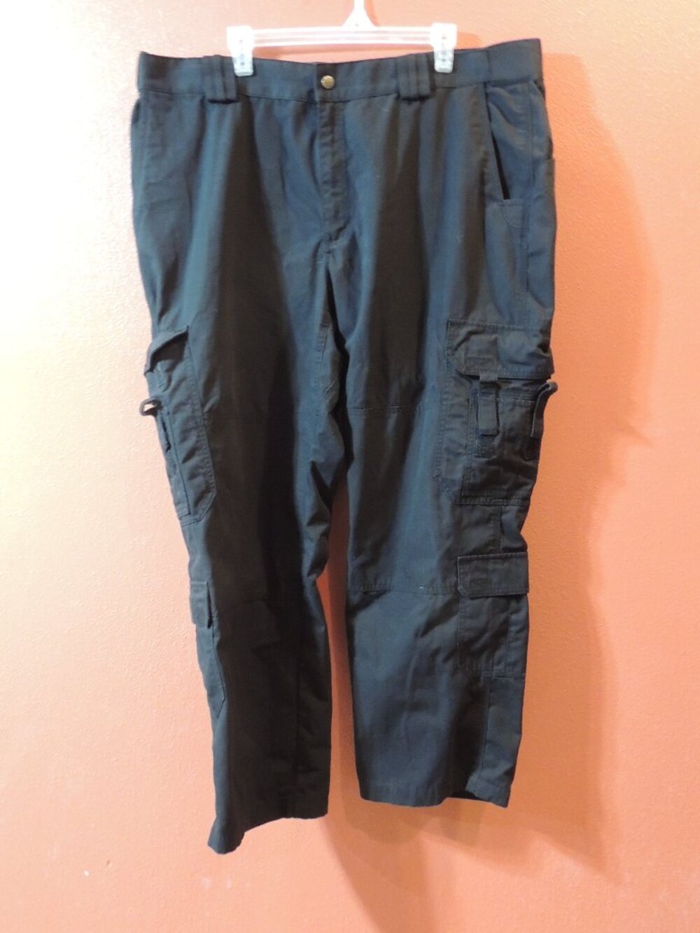 511 Tactical Pants Men 44x30 Black Pockets Outdoor Survival Enforcement Pants